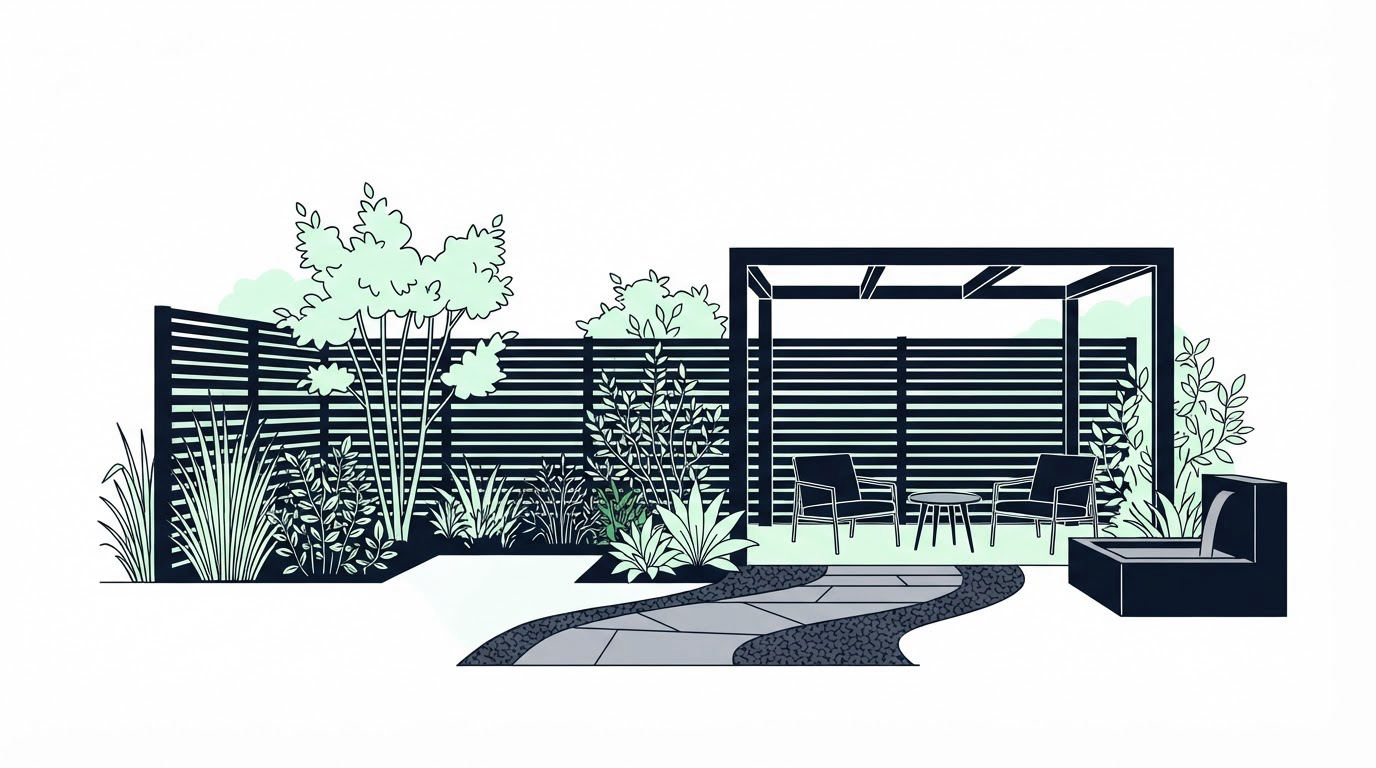 Meer privacy in de tuin zonder een opgesloten gevoel
