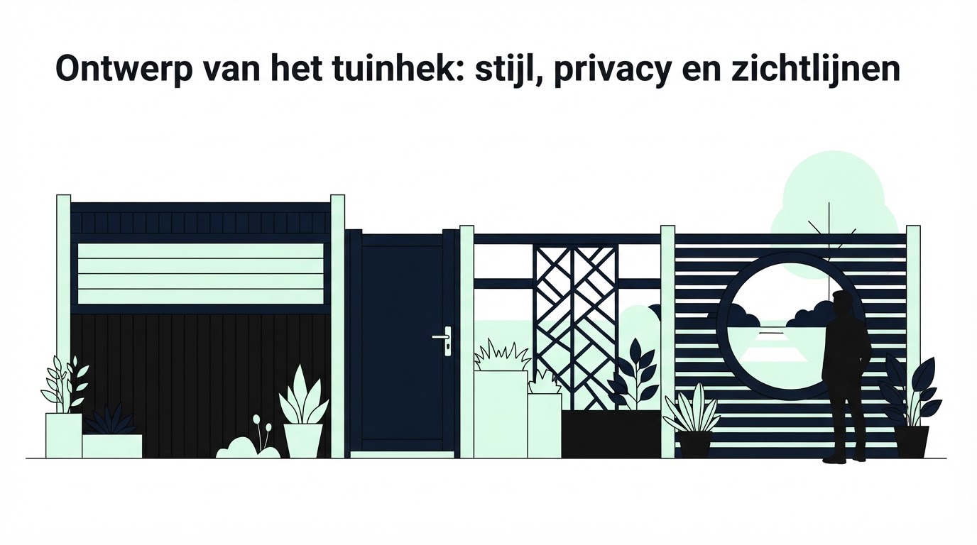 Ontwerp van het tuinhek: stijl, privacy en zichtlijnen